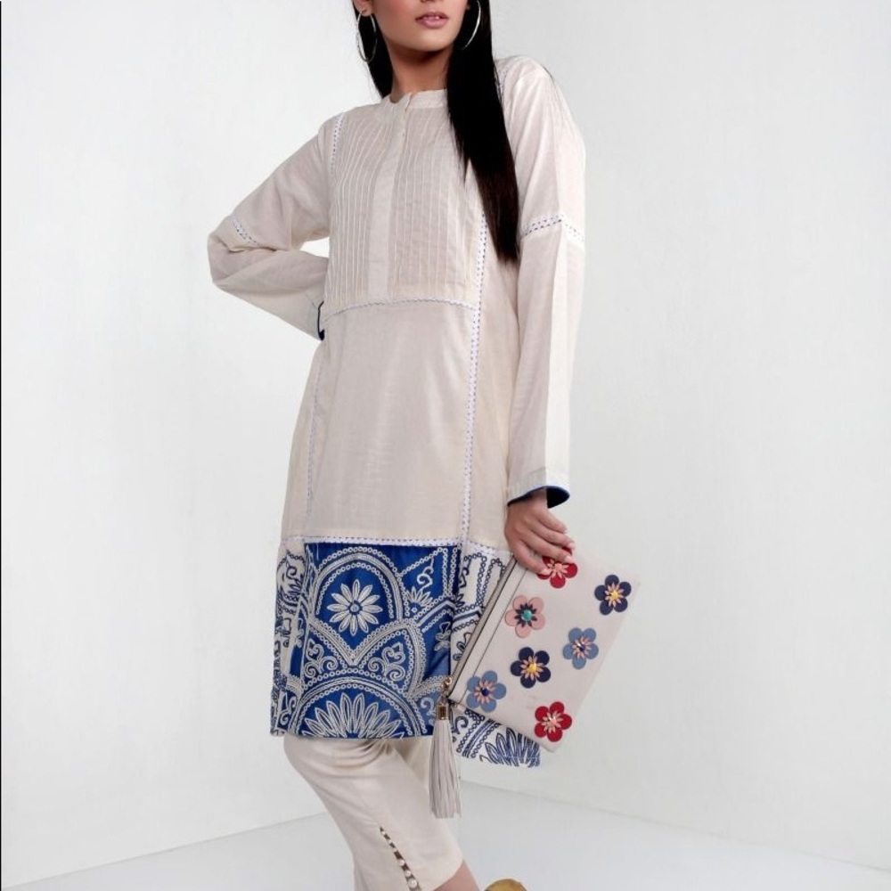Pakistani designers shirt party wear